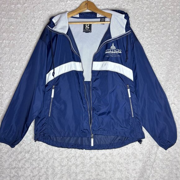 Vintage Stetson College of Law Zipper Windbreaker Size Small - Picture 3 of 4